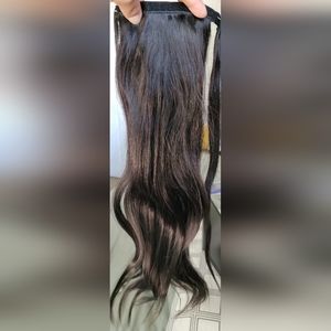 1Pc Clip In Real Human Hair Ponytail Extension